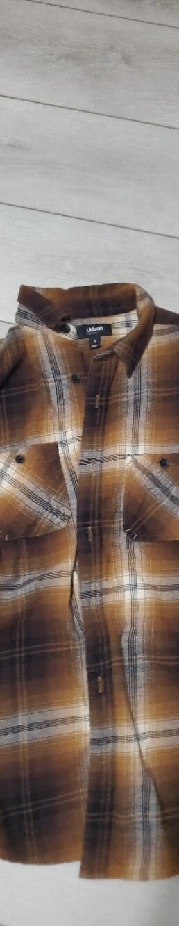 Urban Pipeline Brown Plaid Button-Up Shirt